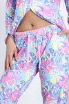 Zivame Buttersoft Knit Poly Pyjama Set - Pink Lady — thumbnail 7